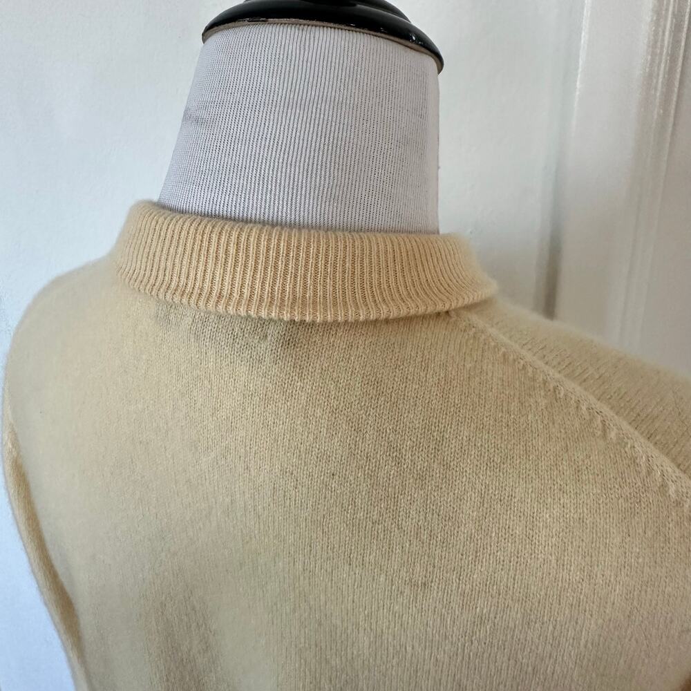 Charter Club Pastel Yellow 100% Cashmere Turtleneck Cozy Sweater Quiet Luxury - Picture 5 of 13